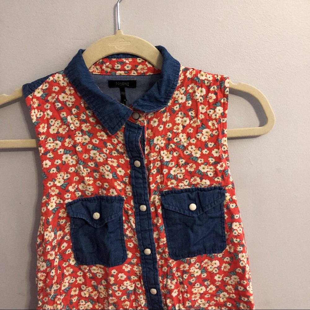 Nollie Button Up Tank